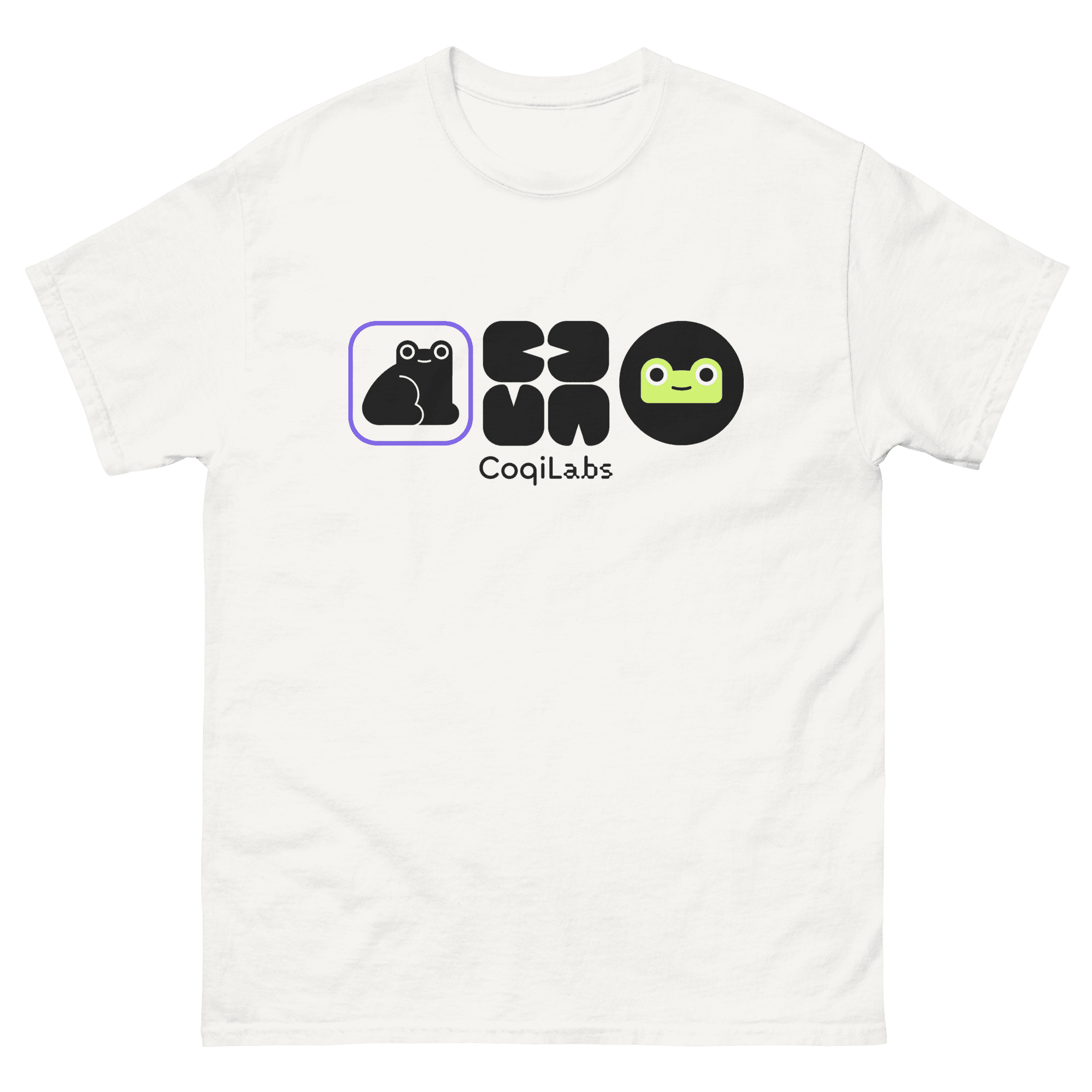 Classic CoqiLabs Tee front view