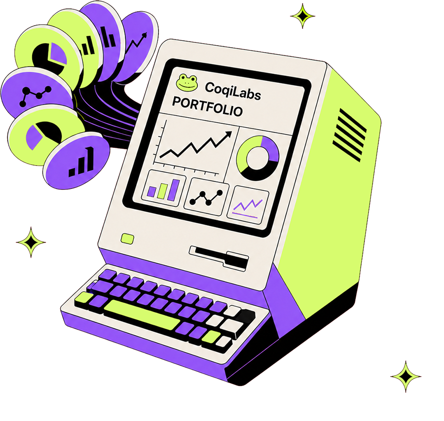 CoqiLabs crypto planning tools illustration.